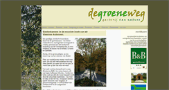 Desktop Screenshot of degroeneweg.be